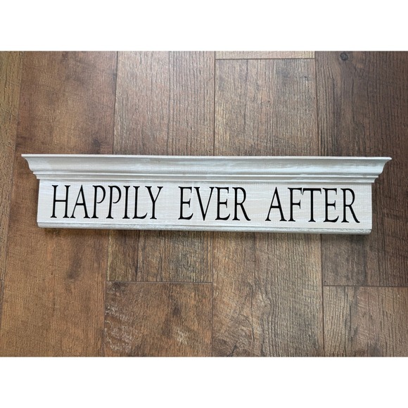 Driftwood Designs Other - Happily Ever After Wood Sign Farmhouse Wedding Wall Decor Driftwood Designs